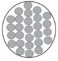 钢网方形开孔和圆形开孔的焊粉数量。