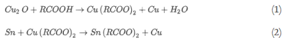 羧酸和氧化铜的反应方程式